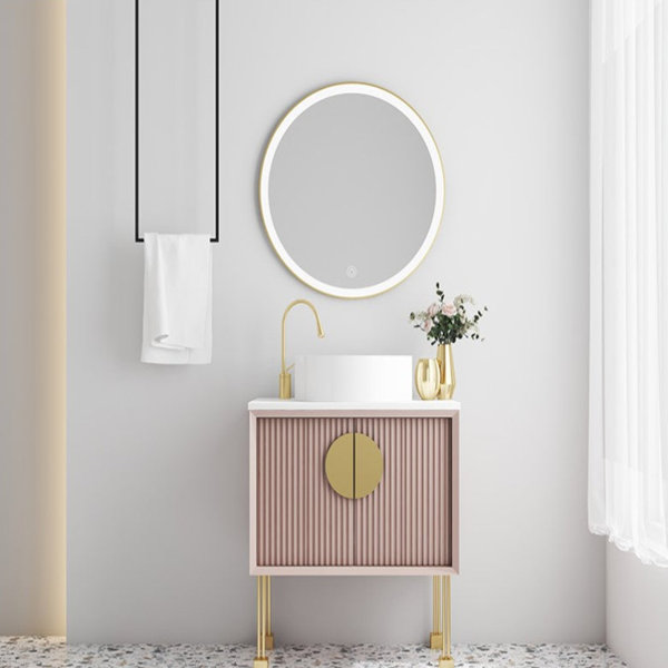 Sani Canada Florence- Pink Matte Completed Bathroom Vanity Set 24 ...
